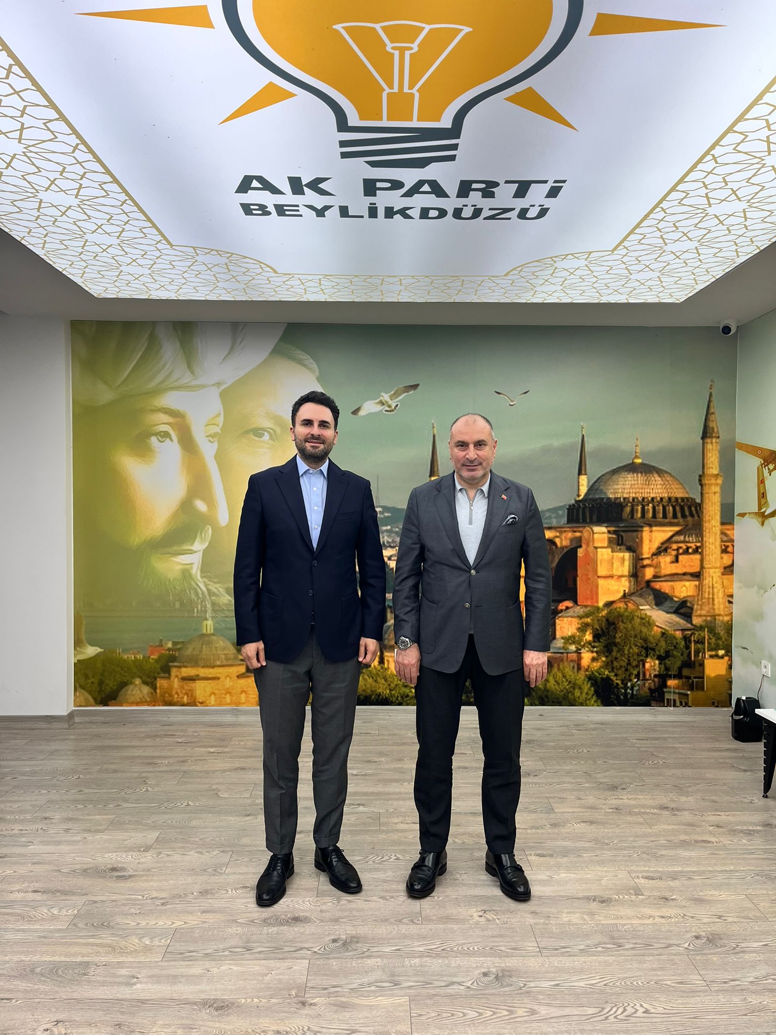 ARMELSAN Y.K.Başkanı Sn. Yetkin KARAKAŞ, İlçe Başkanımız Mustafa Necati IŞIK’a hayırlı olsun ziyaretinde bulundu.